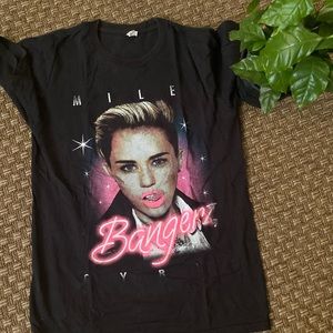 Vintage Miley Cyrus Concert Tee